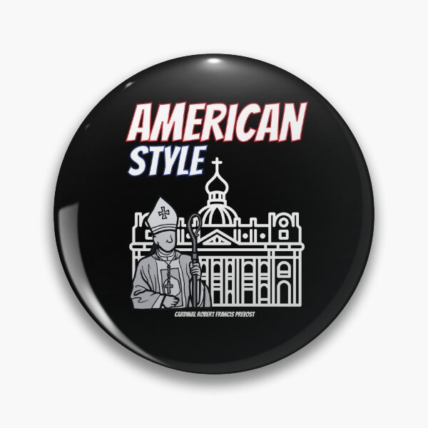 Item preview, Cardinal Robert Francis Prevost New Pope 2025 USA American Style  designed and sold by SZPdezigns.