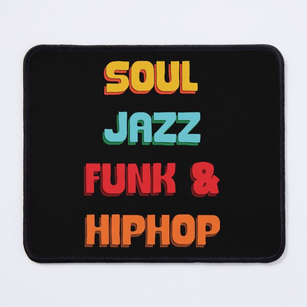 Item preview, Colorful Soul Jazz Funk Hip-hop Music Art Print designed and sold by Chilly Lizard.