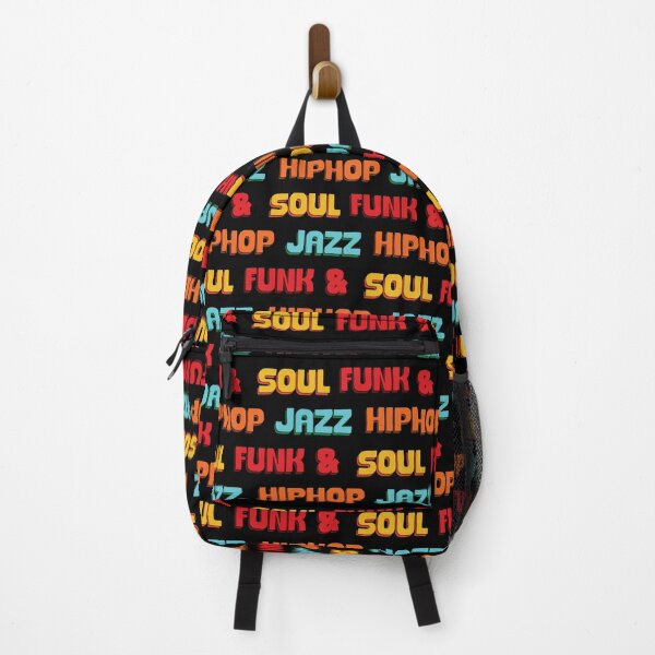 Item preview, Colorful Soul Jazz Funk Hip-hop Music Art Print designed and sold by Chilly Lizard.