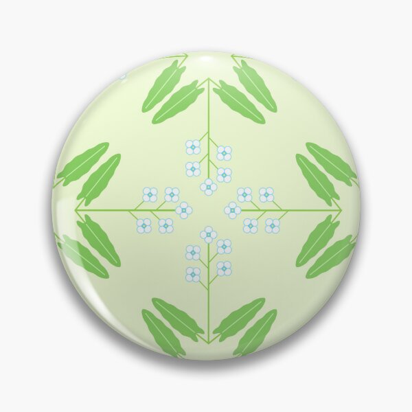 Item preview, April 26th Birth Flower Cardamine lyrata Bunge Pattern designed and sold by birthflower.