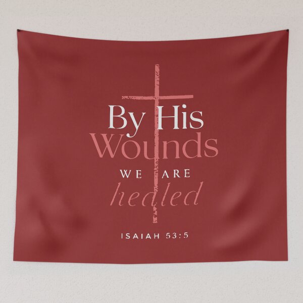 Item preview, By His Wounds We Are Healed Isaiah 53 5 designed and sold by teenugs.