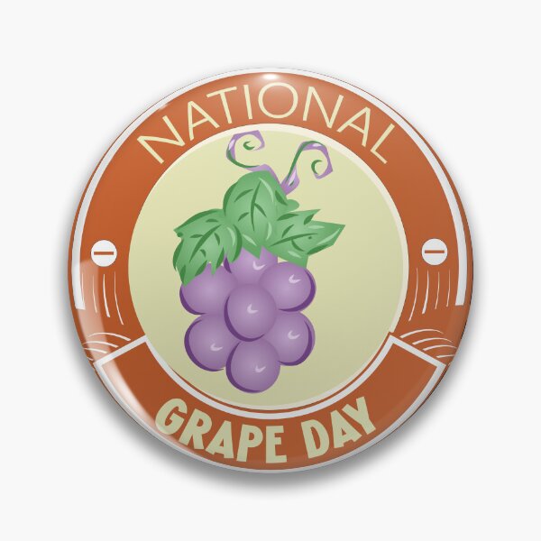 Item preview, National Grape Day Sign designed and sold by karyalangit.