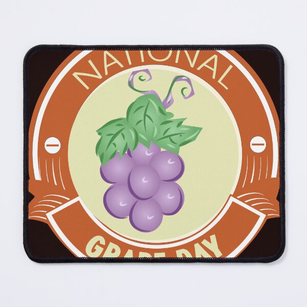 Item preview, National Grape Day Sign designed and sold by karyalangit.