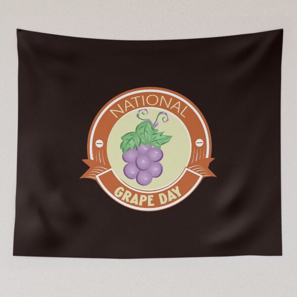Item preview, National Grape Day Sign designed and sold by karyalangit.