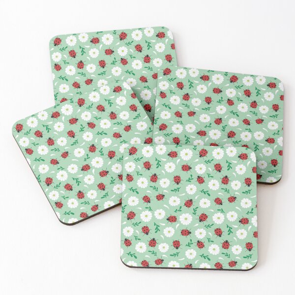 Item preview, Ladybugs and Daisy designed and sold by AllbyOlyART.