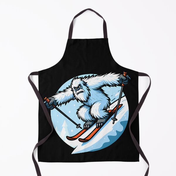 Item preview, Yeti Skiing designed and sold by Funny Vintage Stickers And T-Shirts.