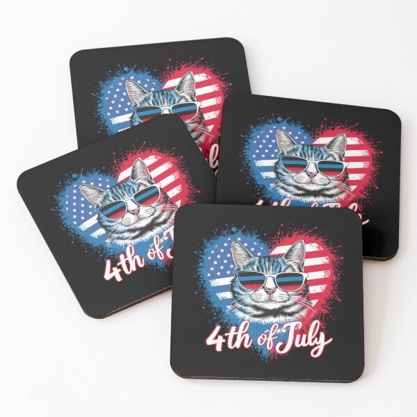 Item preview, 4th of July Meowica designed and sold by brynatshop.