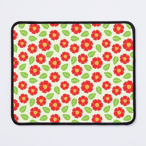 Item preview, April 28th Birth Flower Red Primrose Pattern designed and sold by birthflower.