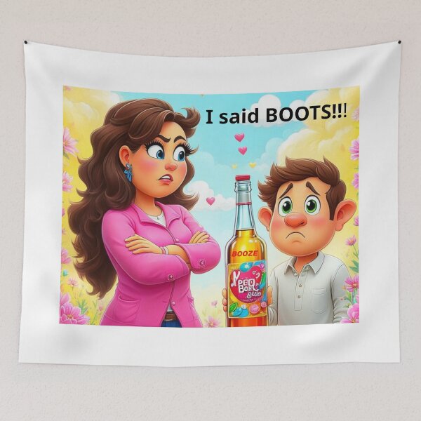 Item preview, Boots N Booze designed and sold by rockopaolo.