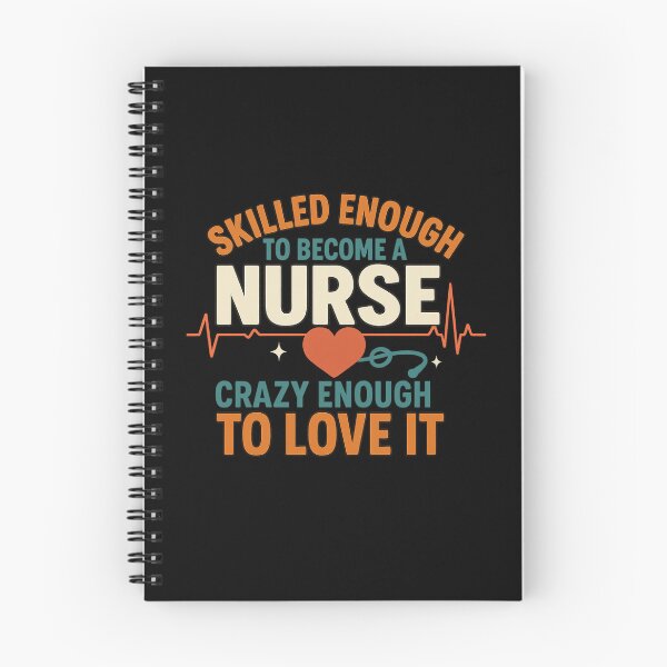 Item preview, Super Nurse Heartbeat – Funny Retro Nurse Quote Design with EKG & Heart designed and sold by MySheetMusicArt.