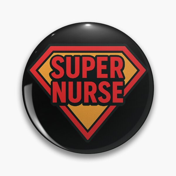 Item preview, Super Nurse Shield Logo – Bold Retro Comic-Style Emblem for Healthcare Heroes designed and sold by MySheetMusicArt.