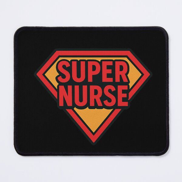 Item preview, Super Nurse Shield Logo – Bold Retro Comic-Style Emblem for Healthcare Heroes designed and sold by MySheetMusicArt.