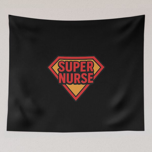 Item preview, Super Nurse Shield Logo – Bold Retro Comic-Style Emblem for Healthcare Heroes designed and sold by MySheetMusicArt.