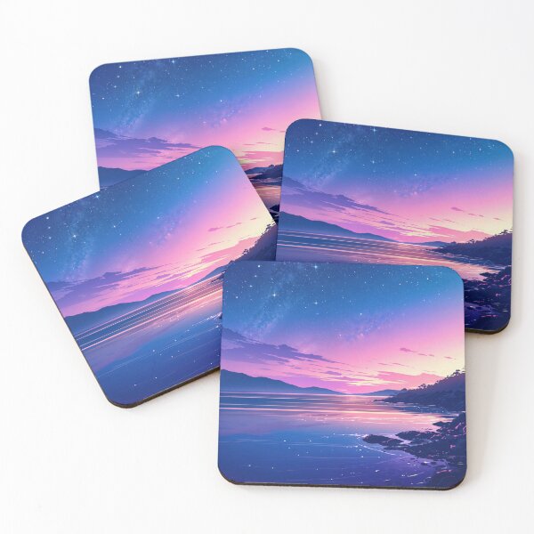 Item preview, Celestial Shores Under Starlit Skies designed and sold by AshiraCreations.