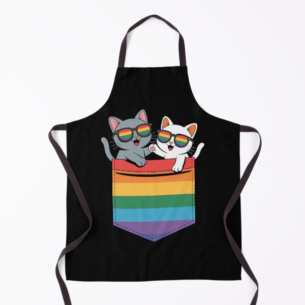 Item preview, Pocket cute cat LGBT Animal Rainbow Flag Gay Pride designed and sold by brynatshop.