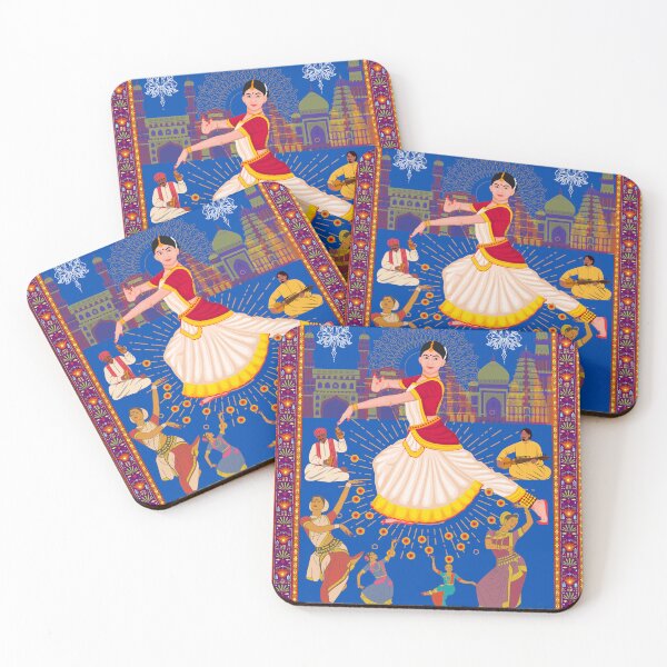 Item preview, Rhythms of India – Classical & Folk Dance Collage designed and sold by SeaShellwhispers.