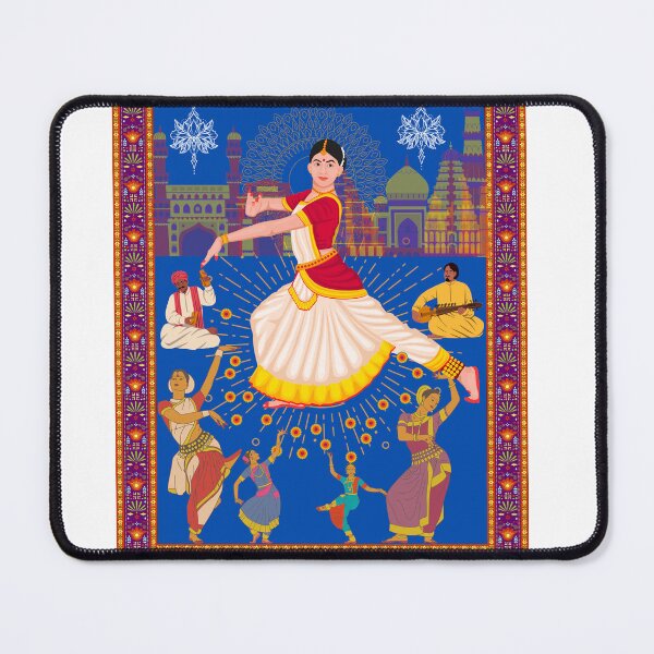 Item preview, Rhythms of India – Classical & Folk Dance Collage designed and sold by SeaShellwhispers.
