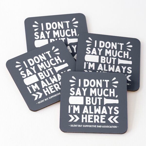 Item preview, Silent but Supportive Dad - Father's Day designed and sold by ureggie.