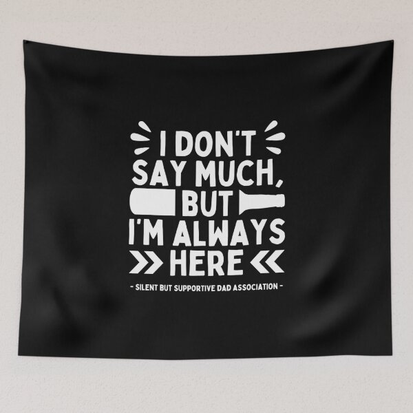 Item preview, Silent but Supportive Dad - Father's Day designed and sold by ureggie.