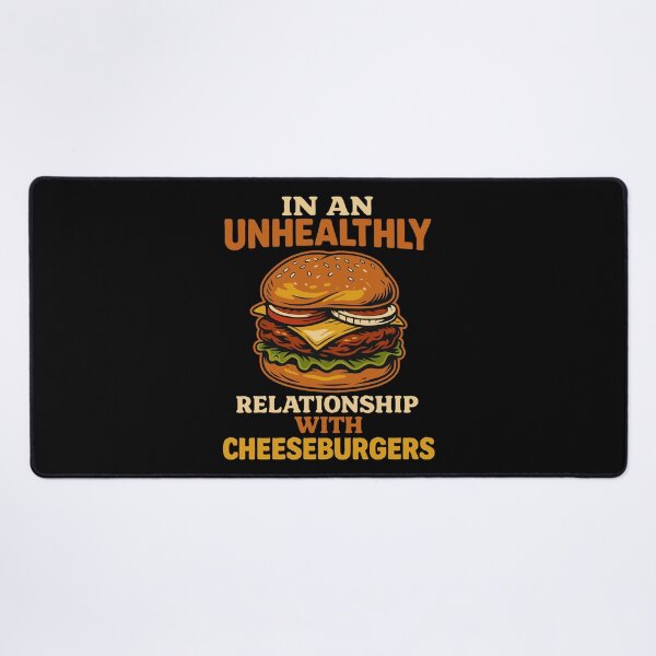 Item preview, Funny Cheeseburger Eater Relationship With Cheeseburgers designed and sold by Blok45.