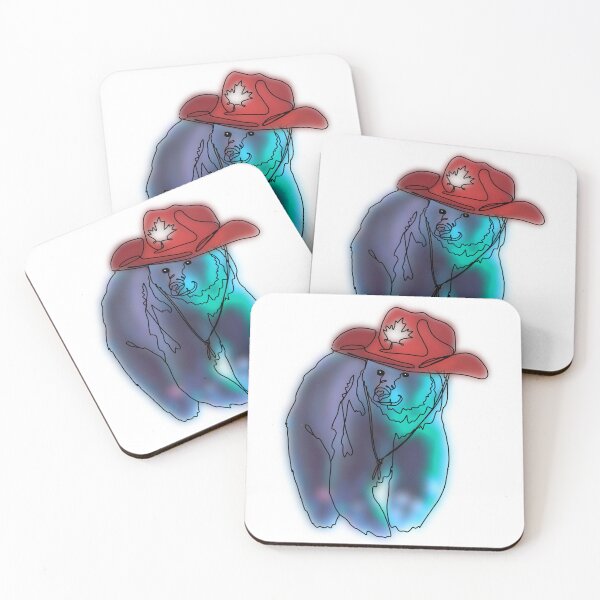 Item preview, Polar Bear in a Canadian Cowboy Hat – animalsinhats designed and sold by Ashley’sAnimalz.