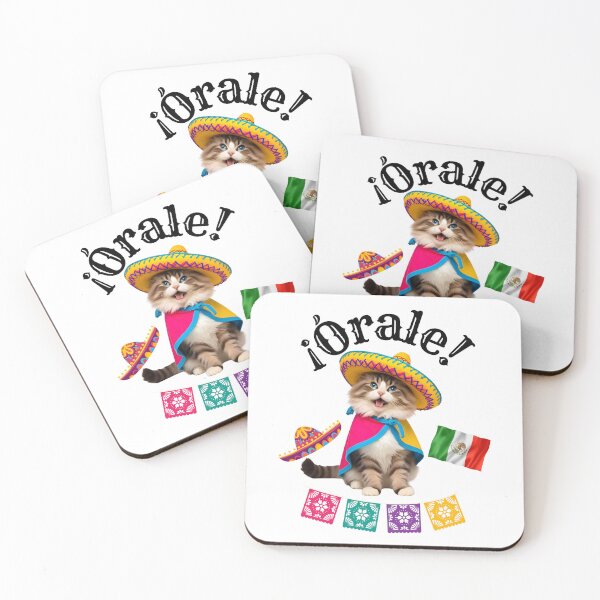 Item preview, ¡Órale Ragdoll Cat! Cute Fiesta Kitty in Sombrero & Poncho with Mexican Party Flair designed and sold by Fredster1966.