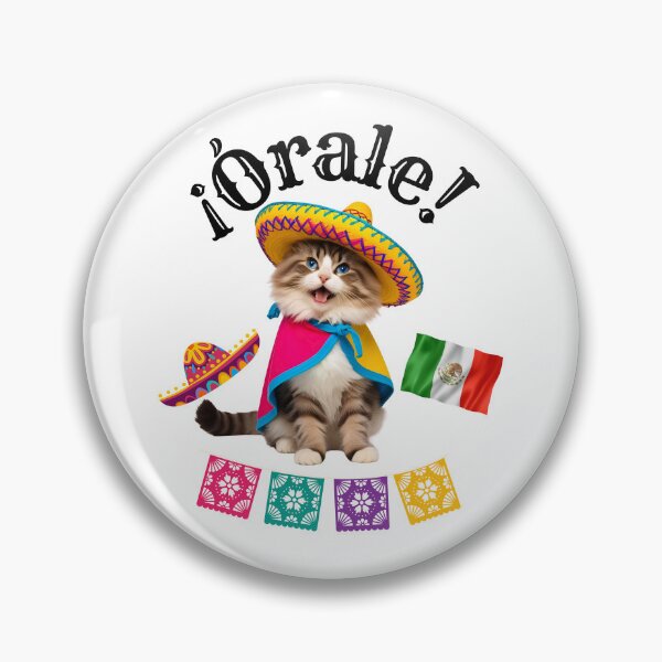 Item preview, ¡Órale Ragdoll Cat! Cute Fiesta Kitty in Sombrero & Poncho with Mexican Party Flair designed and sold by Fredster1966.