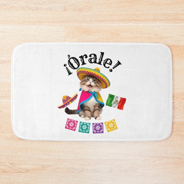 Item preview, ¡Órale Ragdoll Cat! Cute Fiesta Kitty in Sombrero & Poncho with Mexican Party Flair designed and sold by Fredster1966.