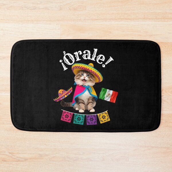 Item preview, ¡Órale Ragdoll Cat! Cute Fiesta Kitty in Sombrero & Poncho with Mexican Party Flair designed and sold by Fredster1966.
