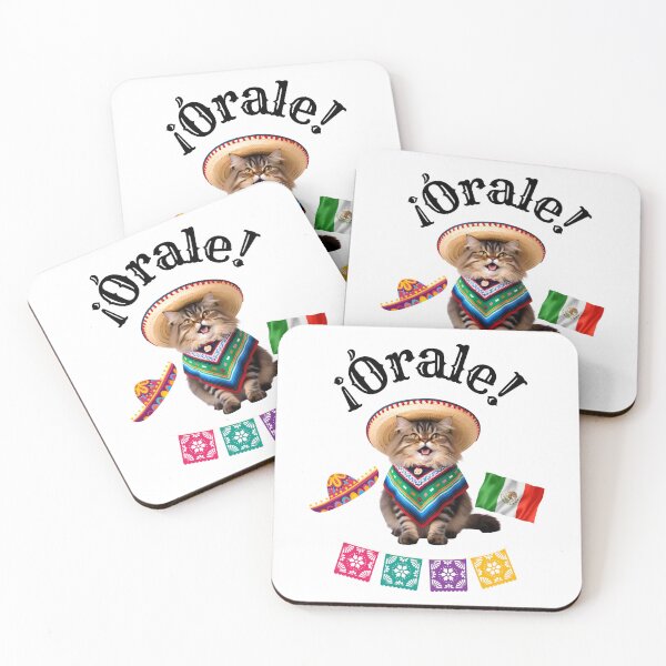 Item preview, ¡Órale Persian Cat! Cute Fiesta Kitty in Sombrero & Poncho with Mexican Party Style designed and sold by Fredster1966.