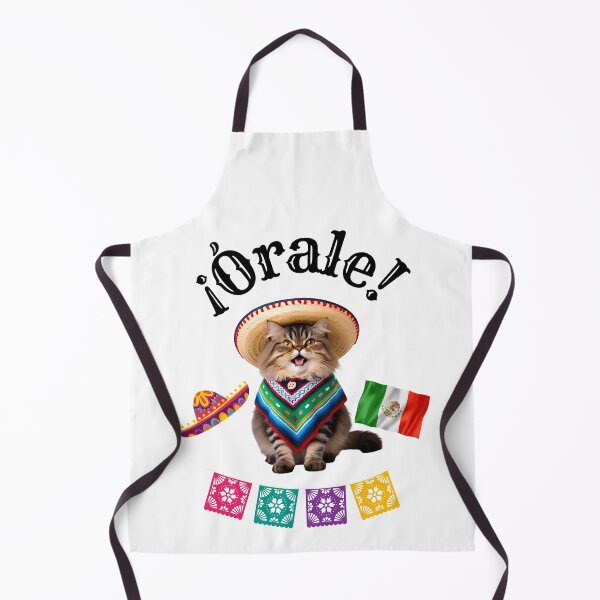 Item preview, ¡Órale Persian Cat! Cute Fiesta Kitty in Sombrero & Poncho with Mexican Party Style designed and sold by Fredster1966.
