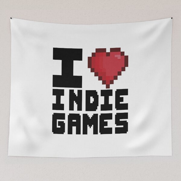 Item preview, i love indie games designed and sold by samuzai.