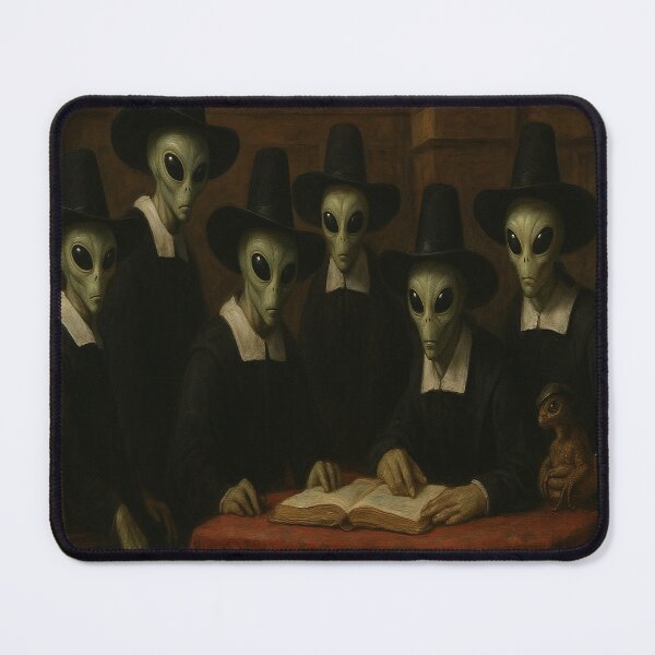 Item preview, “The Alien Syndicate: A Baroque Council” designed and sold by Abducted Treasures.