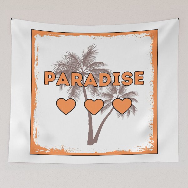 Item preview, Paradise, Love, Hearts, Tropical, Holiday Islands  designed and sold by AASparksDesigns.