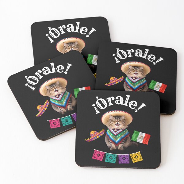 Item preview, ¡Órale Persian Cat! Cute Fiesta Kitty in Sombrero & Poncho with Mexican Party Style designed and sold by Fredster1966.