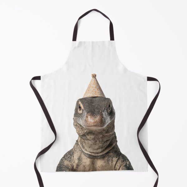 Item preview, Cute Monitor Lizard with Party Hat Birthday Celebration designed and sold by LazyOwlStore.