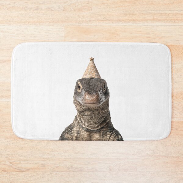 Item preview, Cute Monitor Lizard with Party Hat Birthday Celebration designed and sold by LazyOwlStore.