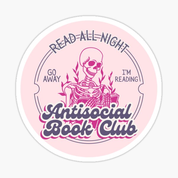 Item preview, Antisocial Book Club designed and sold by SouthPrints.