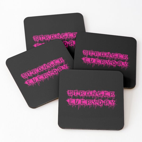 Item preview, Gym Motivational Quote। Stronger Everyday designed and sold by typoinspired.