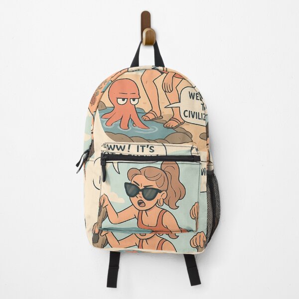 Item preview, Sweet Day Comic – "Shell-shocked!" | Beach Treasure Fail designed and sold by Sweetday2025.