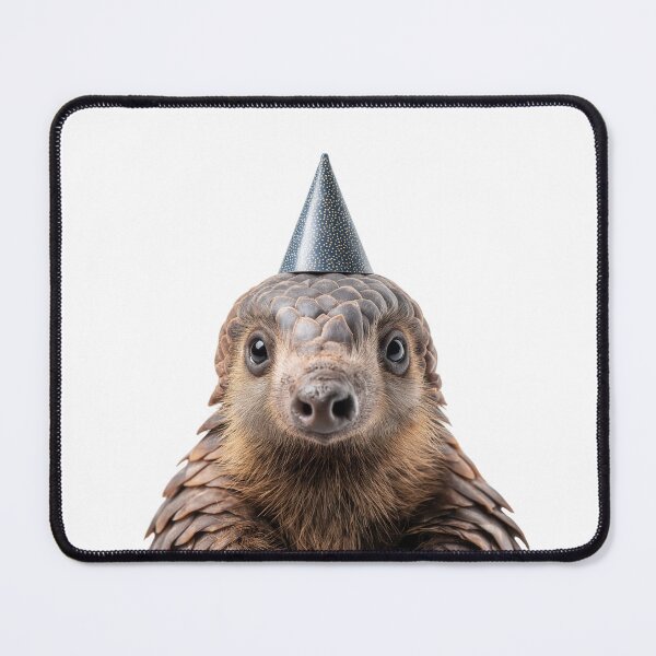 Item preview, Cute Pangolin with Party Hat Birthday Celebration designed and sold by LazyOwlStore.