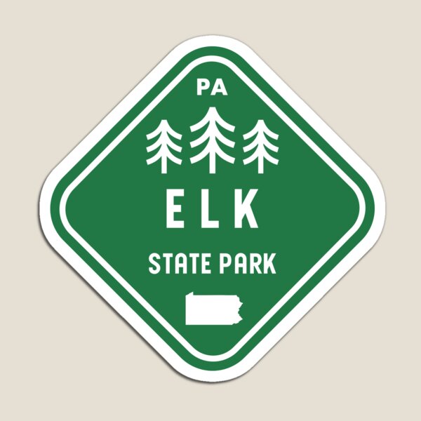 Artikel-Vorschau von Elk State Park Pennsylvania Raute, designt und verkauft von bivenart.