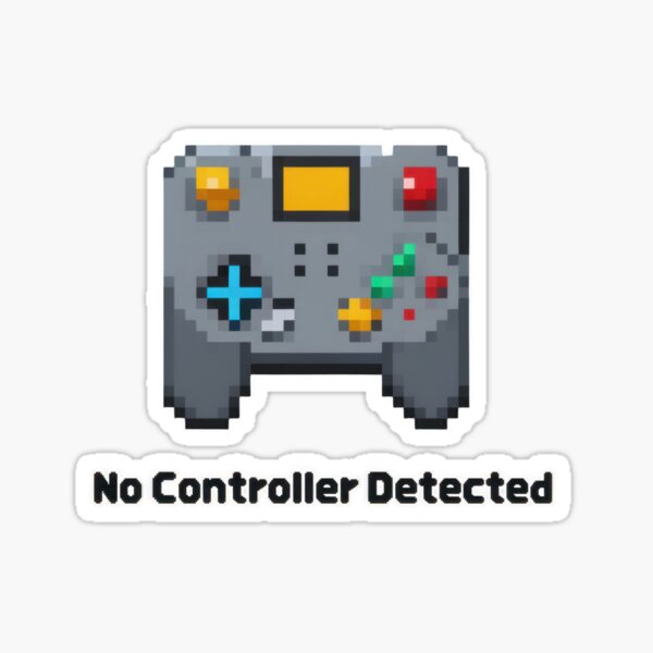 Item preview, Pixel Art ( Joystick ) No controller Detected designed and sold by mallardpark.