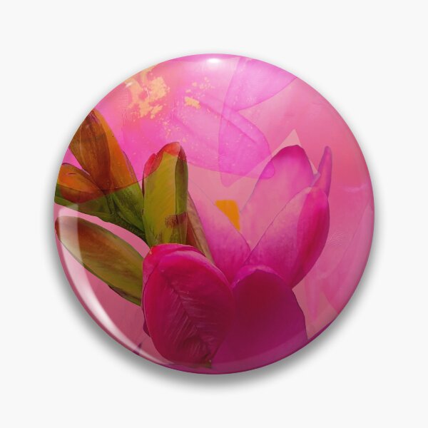 Item preview, Pink Spring Flower Collage designed and sold by Honey Myrtle Studio.
