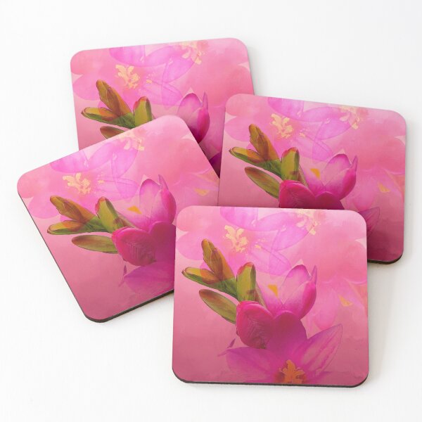 Item preview, Pink Spring Flower Collage designed and sold by Honey Myrtle Studio.