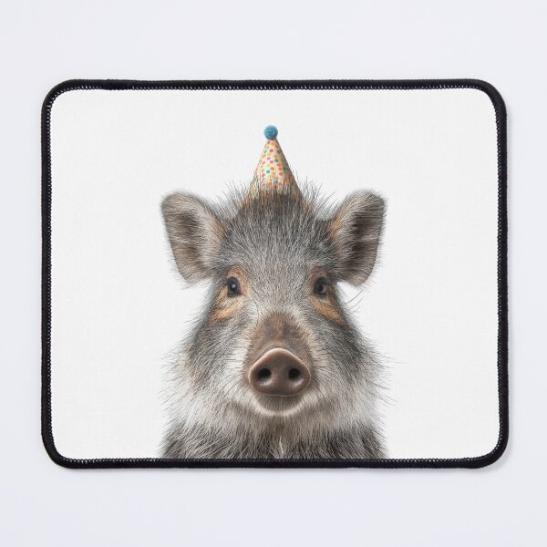 Item preview, Cute Peccary with Party Hat Birthday Celebration designed and sold by LazyOwlStore.
