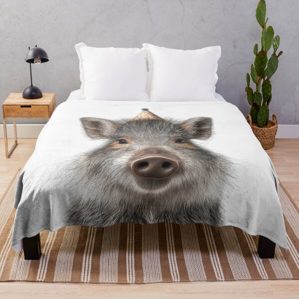 Item preview, Cute Peccary with Party Hat Birthday Celebration designed and sold by LazyOwlStore.