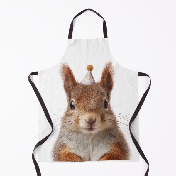 Item preview, Cute Red Squirrel with Party Hat Birthday Celebration designed and sold by LazyOwlStore.