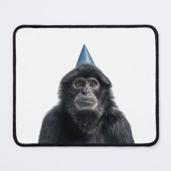 Item preview, Cute Siamang with Party Hat Birthday Celebration designed and sold by LazyOwlStore.