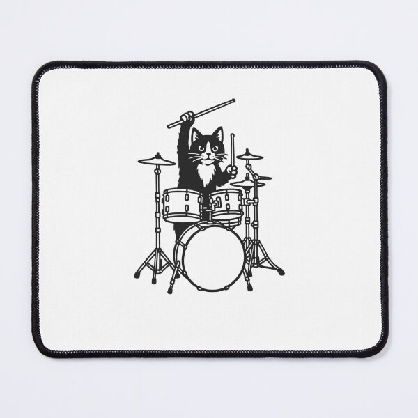 Item preview, Funny Cat Drummer Drumming Drums Music Lover Boys Girls designed and sold by rafaeltto.